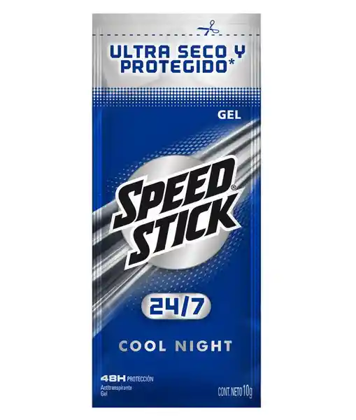Speed Stick Desodorante Antitranspirante Cool Night en Gel 24/7 