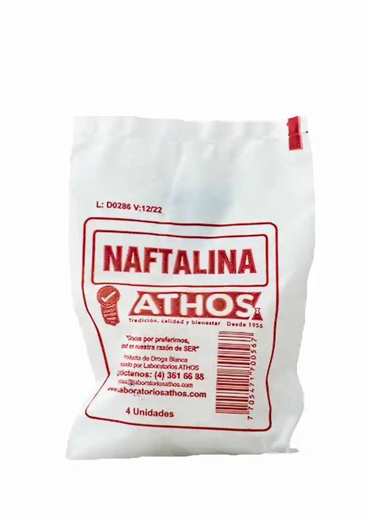 Athos Naftalina Repelente de Polillas