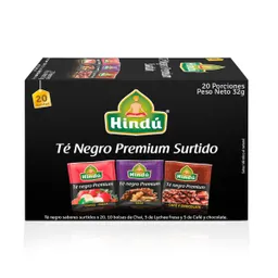 Hindu té Negro Premium Surtido