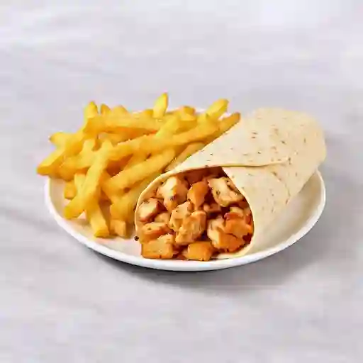 Burrito Pollo Y Papas