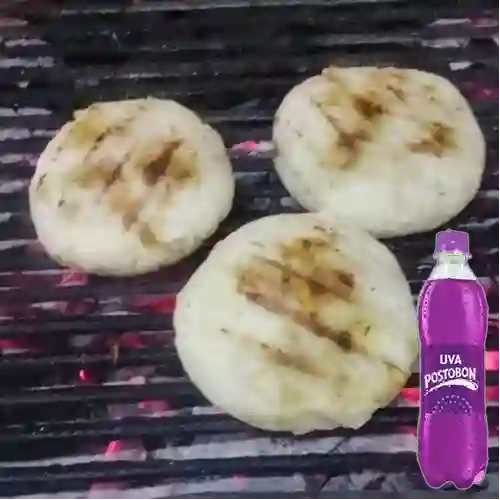 Combo Arepa Mixtas + Uva 400 ml