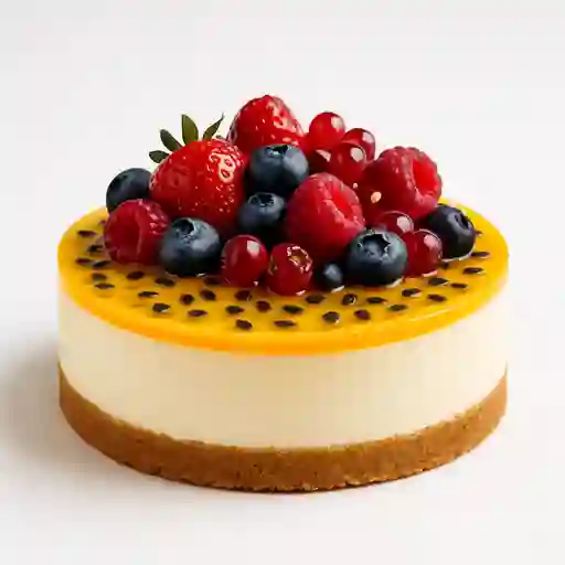 Cheese Cake de Maracuyá y Frutos Rojos