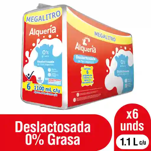 Alquería Leche 0% Grasa Deslactosada