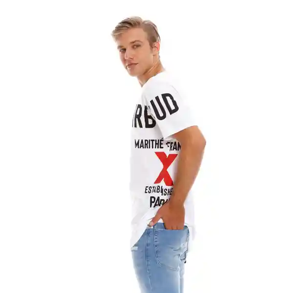 Marithé Francois Girbaud Camiseta Manga Corta Blanco Talla L
