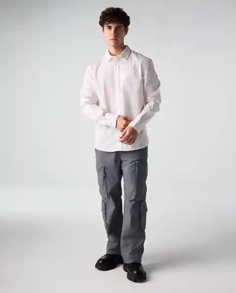 Camisa Hombre Crudo Talla XL 812G507_CRU110606