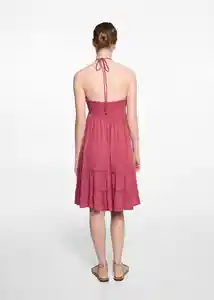 Vestido Pink Fresa Talla 20 Niñas Mango