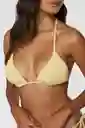 ONeill Top Bikini Saltwater Texture Venice Amarillo Talla XS