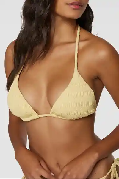 ONeill Top Bikini Saltwater Texture Venice Amarillo Talla XS