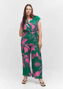 Enterizo Mono Mila Verde Talla XS Mujer Mango