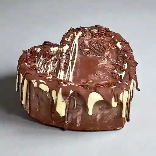 Postre Helado Corazon Grande Negro
