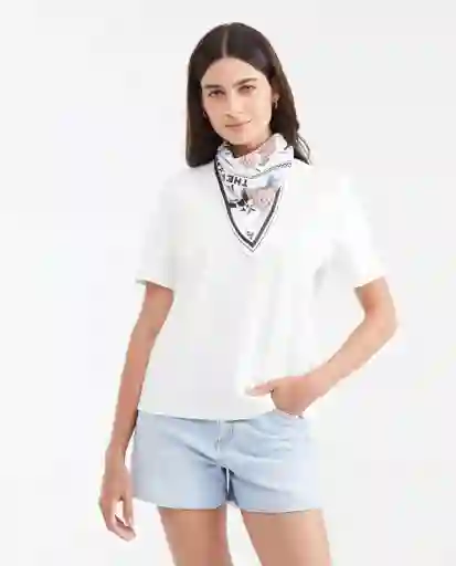 Camiseta Graphic And Bandan Crudo Pristino Claro XS Chevignon