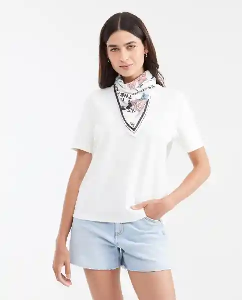 Camiseta Graphic And Bandan Crudo Pristino Claro XS Chevignon