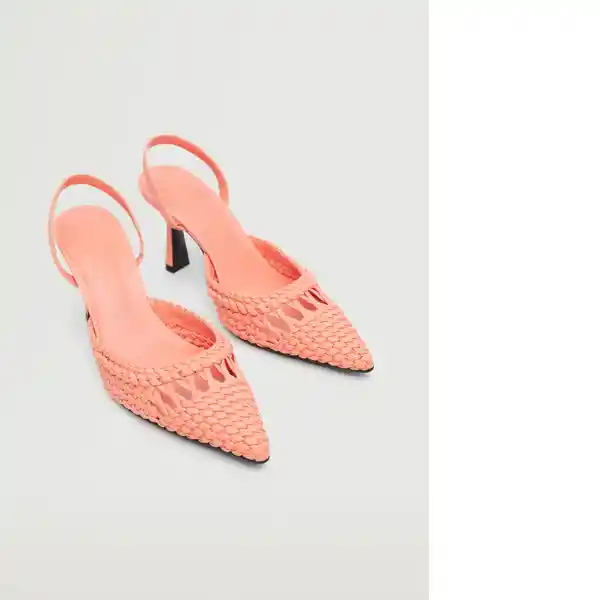 Zapato Paris Salmon Talla 39 Mujer Mango