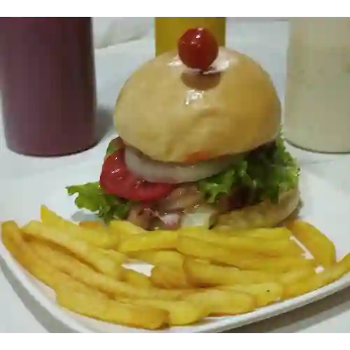 Hamburguesa Doble Pollo