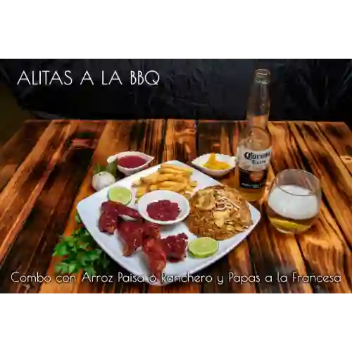 Combo Alitas a la Bbq
