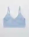 American Eagle Bralette Triangular Sunnie Azul Mónaco Talla M