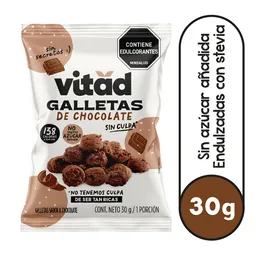 Vitad Galletas de Chocolate sin Azúcar