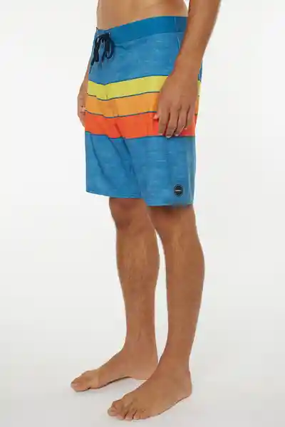 ONeill Short de Baño Hyperfreak Heist Line Am Azul Talla 32