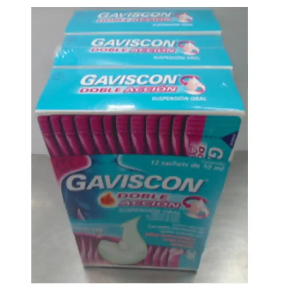 Gaviscon Doble Accion X 12 Sachets C/u X 3 Und Precio Especial