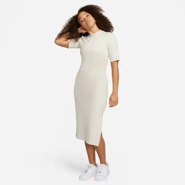 Nike Enterizo W Nsw Essntl Midi Dress Blanco L Ref: DV7878-104