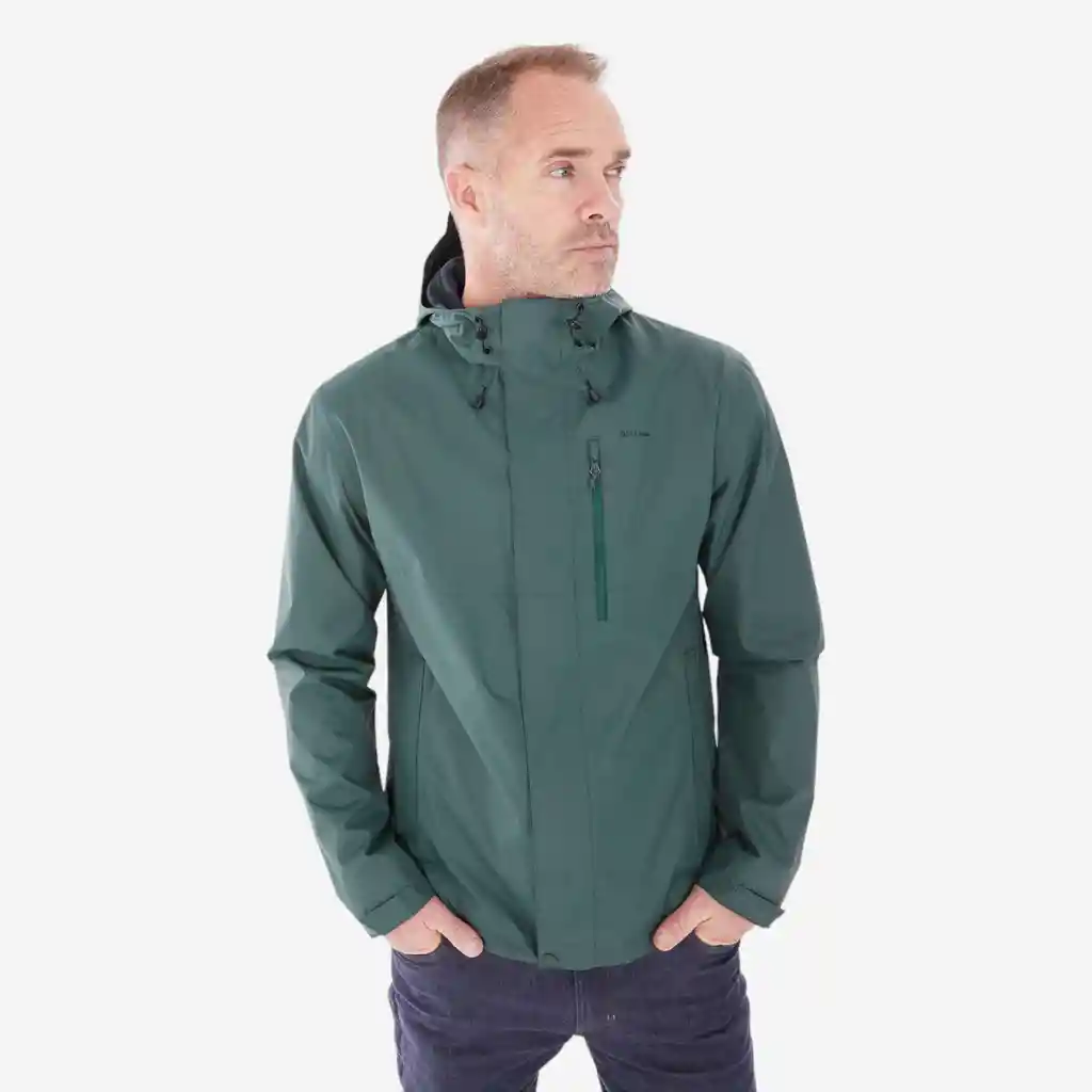Chaqueta Impermeable De Senderismo Para Hombre Talla S Verde