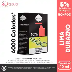 Glucloud Boxpod Lima Durazno 10ml