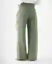 Pantalón Verde Calliste Oscuro Talla 6 639F008 Esprit