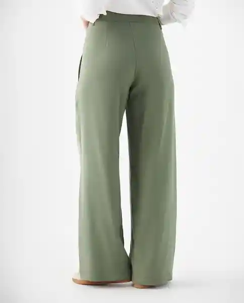Pantalón Verde Calliste Oscuro Talla 6 639F008 Esprit