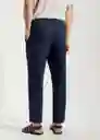 Pantalón Romelino Navy Talla 40 Hombre Mango