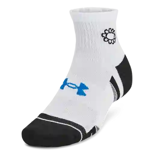 Under Armour Medias Perf Tech Nvlty Qtr Hombre Blanco LG