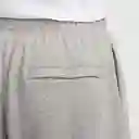 Nike Pantalón M Club Ft Oversized de Hombre Gris Talla XL