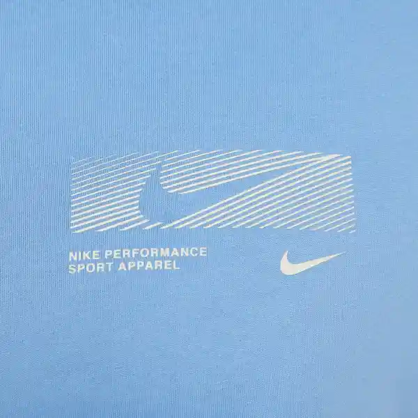 Nike Camiseta M Df Tee Flash Hbr Hombre Azul T.M Ref: FN0841-450