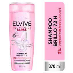 Shampoo Elvive Loreal Paris Glycolic Gloss Brillo 370 ml