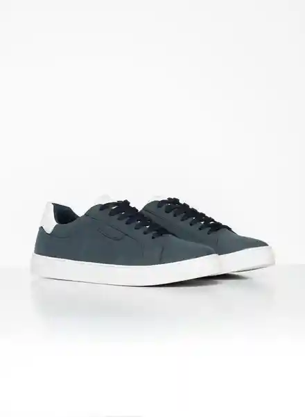 Kenneth Cole Tenis Casual Hombre Azul Oscuro Talla 39