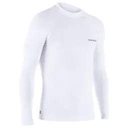 Olaian Camiseta Manga Larga Anti-Rayos UV 100 Blanco Talla L