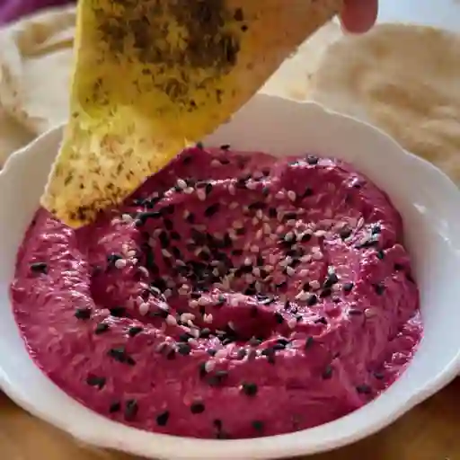 Hummus de remolacha
