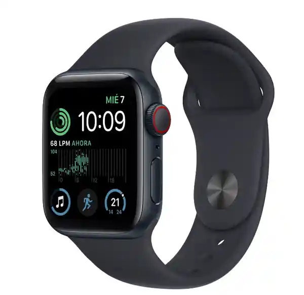 Apple Watch Se Gps + Cellular Correa Deportiva Medianoche 40 mm