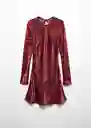 Vestido Indi Fucsia Talla S Mujer Mango