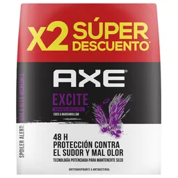 Axe Pack Antitranspirante Fragancia Irresistible Coco y Masmelo
