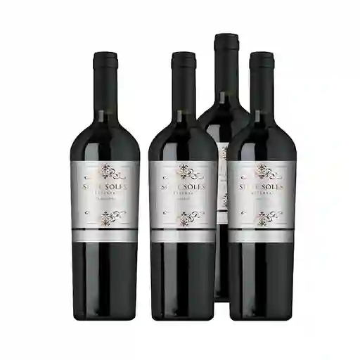 Combo Siete Soles Vino Tinto Reserva Carmenere + Siete Soles