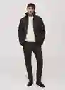 Pantalón Brest Marrón Talla 40 Hombre Mango