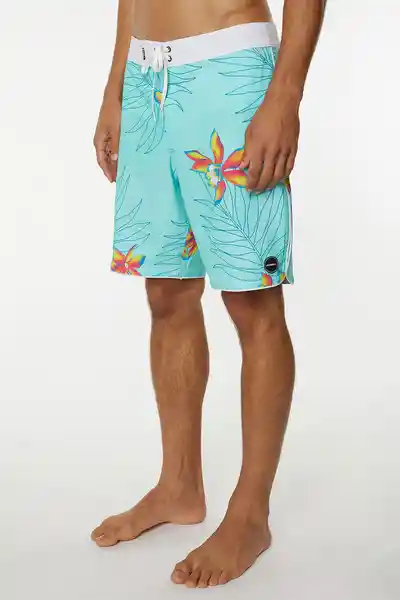 ONeill Short de Baño Hyperfreak Ulu Am Aquamarine Talla 34