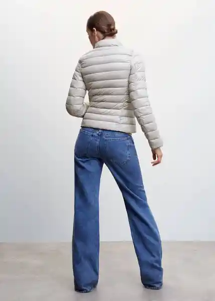 Abrigo Anorak Blandi Piedra Talla 18 Mujer Mango