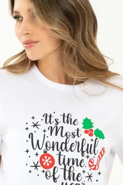 Camiseta Navidad 23 Color Blanco Talla XL Ragged