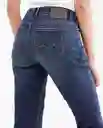 Jean Cosmo Femenino Azul Clásico Oscuro Talla 6 Chevignon