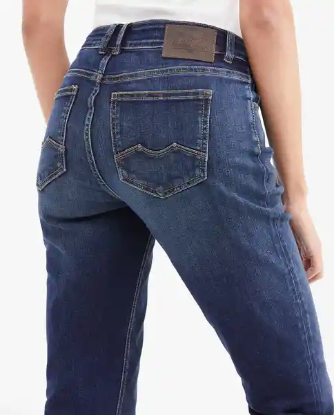 Jean Cosmo Femenino Azul Clásico Oscuro Talla 6 Chevignon