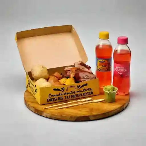 Picada Personal con Chicarrón.