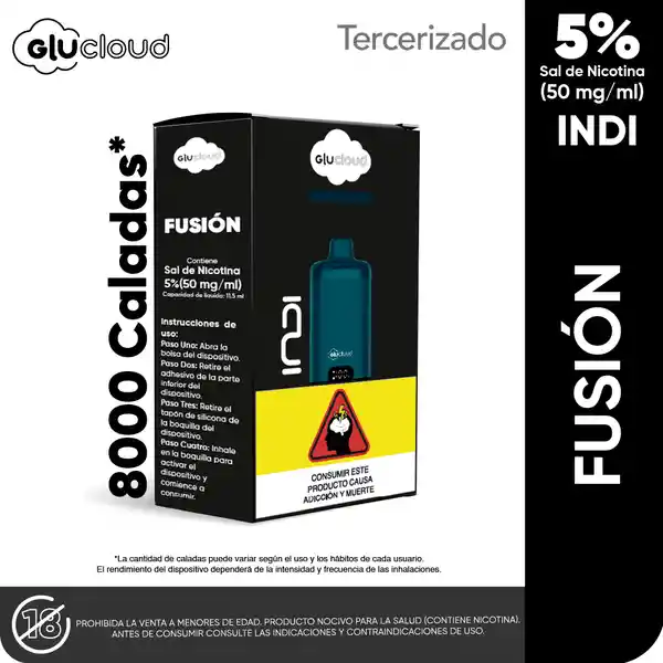 Vapeador Glucloud Fusión Indi