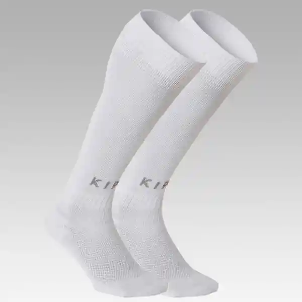 Kipsta Calcetines Fútbol Essentiel Para Niño Blanco Talla 31/34