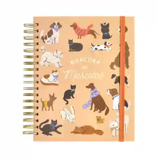 Bitacora/cuaderno Mascotas Diseño 0001